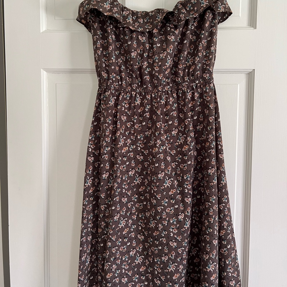 MIDI strapless dress